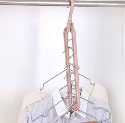 Space Saver Folding Hangers ( Pack Of 3) - Premium  from Mystical9 - Just Rs 516 /- Shop now at Mystical9.com