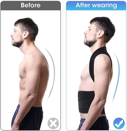 Back & Abdomen Support Pain Relief Posture Corrector Belt - Premium  from Mystical9 - Just Rs 550 /- Shop now at Mystical9.com