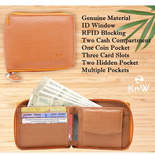 KnW Wallet Leather Green 8 Card Holder - Premium  from Mystical9 - Just Rs 750 /- Shop now at Mystical9.com