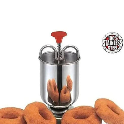 Stainless Steel Medu Vada Maker With Stand - Premium  from Mystical9 - Just Rs 530 /- Shop now at Mystical9.com