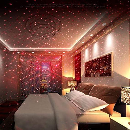 EXPANDABLES Auto Roof Star Projector Lights, USB Portable Adjustable Flexible Interior Car Night Lamp Decorations with Romantic Galaxy Atmosphere fit Car, Ceiling, Bedroom, Party and More Shower Laser Light Pack Of 2 - Premium  from Mystical9 - Just Rs 640 /- Shop now at Mystical9.com