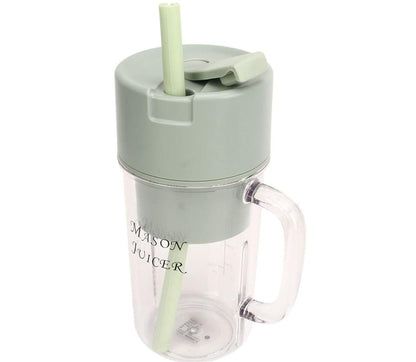 6 Blades  USB Rechargeable Mini Blender For Smoothies Shakes, Perfect For Home Travel Office Gym 350ML - Premium  from Mystical9 - Just Rs 900 /- Shop now at Mystical9.com