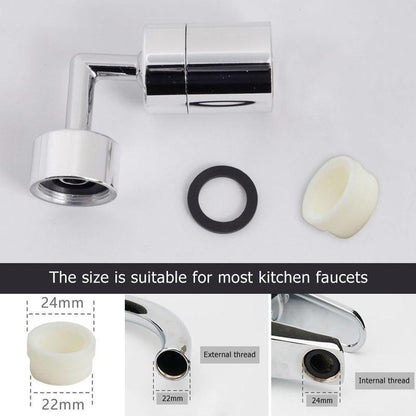 Filter Faucet -Kitchen 720� Rotatable Splash Filter Faucet Sprayer Head Flexible Bathroom Tap Extender - Premium  from Mystical9 - Just Rs 550 /- Shop now at Mystical9.com