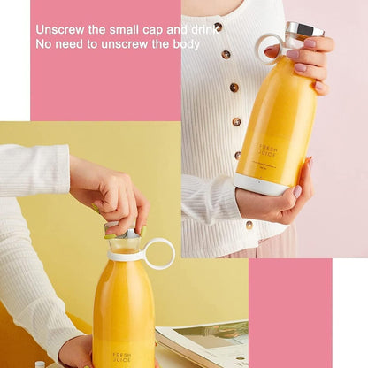 Electric Portable Mini Juicer Bottle - Premium  from Mystical9 - Just Rs 777 /- Shop now at Mystical9.com