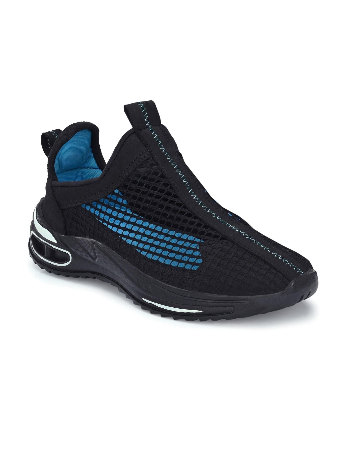 Bucik Men's Blue Mesh Slip-On Casual Shoes - Premium  from Mystical9 - Just Rs 949 /- Shop now at Mystical9.com